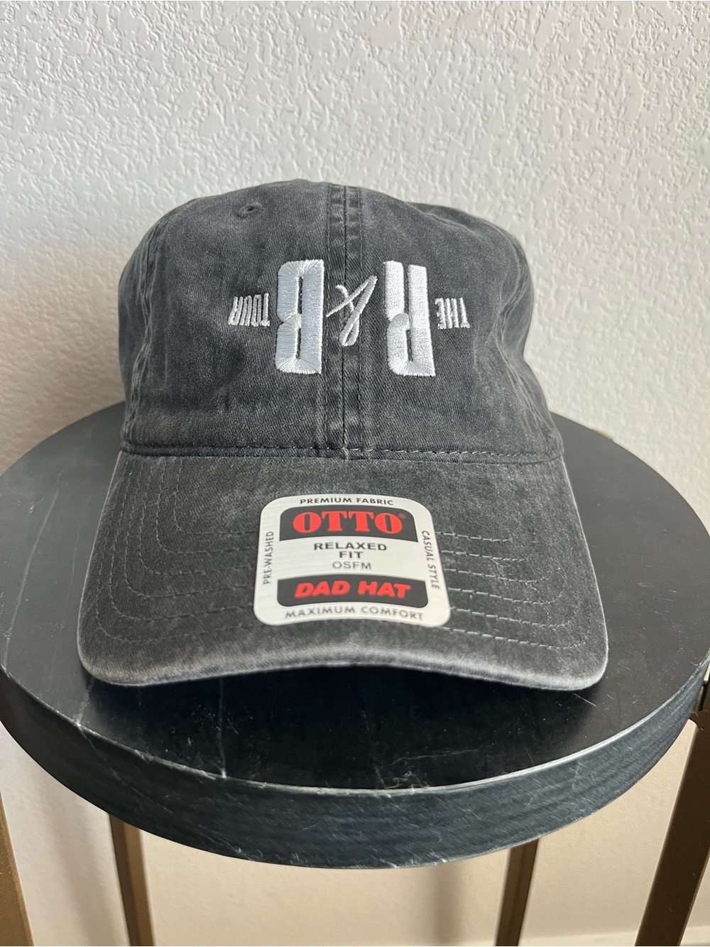 The R&B Tour VIP Exclusive Merch Distressed Black Dad Hat - NEW
